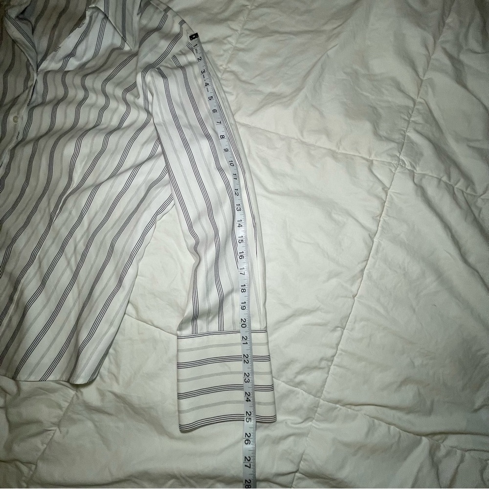 Women’s Jones NY Striped Button-Down Shirt - Picture 7 of 13